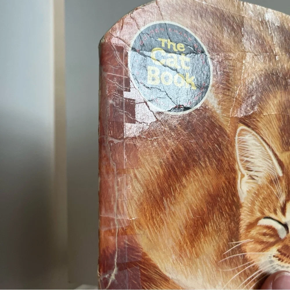 RARE The Cat Book 1964 Lux Promo - Vintage Golden Shape Book By Jan Pfloog - Picture 7 of 8